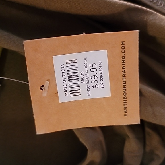 EARTHBOUND Dresses Earthbound Trading Hooded Asymmetrical Dress In